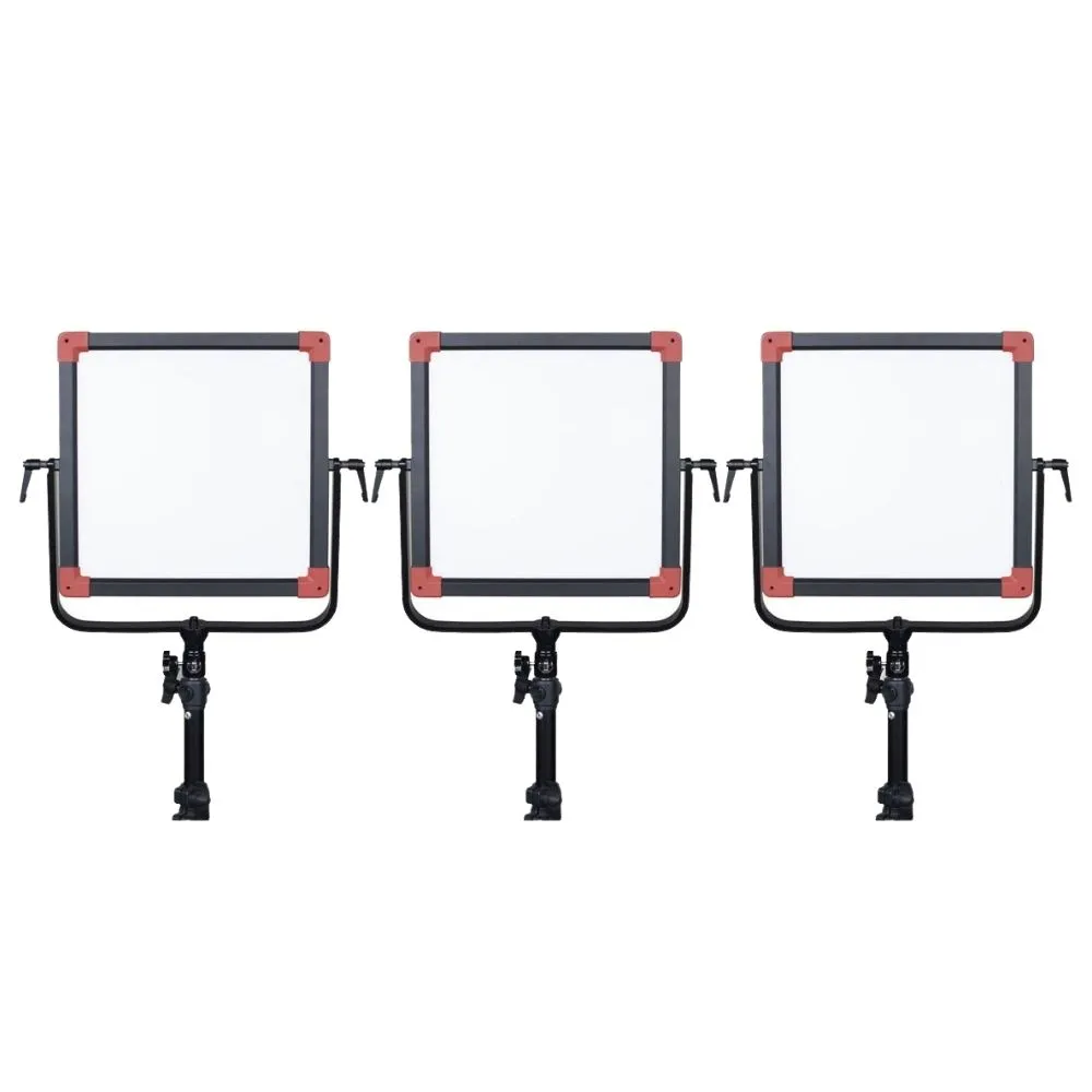 SWIT PL-E60 Triple LED Soft Kit w/ Stands Hire