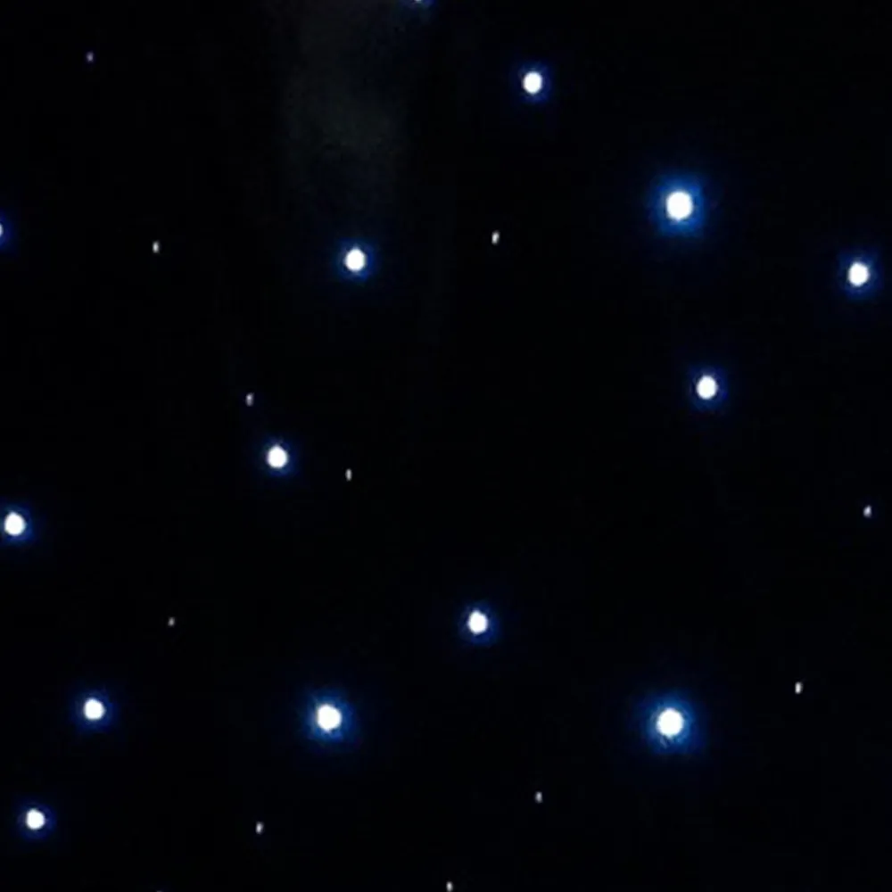 SHOWLED 6X4M BWS STARCLOTH Hire