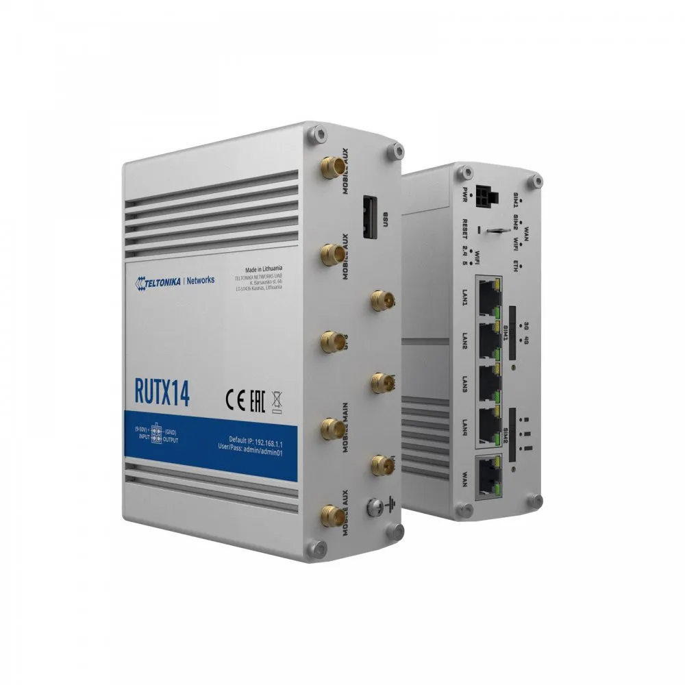 Teltonika RUTX14 4G CAT12 Router Hire